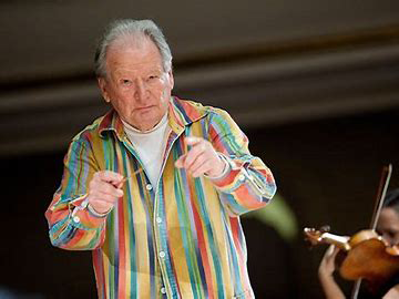 A colourful and characteristic garment which must have become very familiar to Academy regulars: Neville Marriner’s iconic striped shirt.